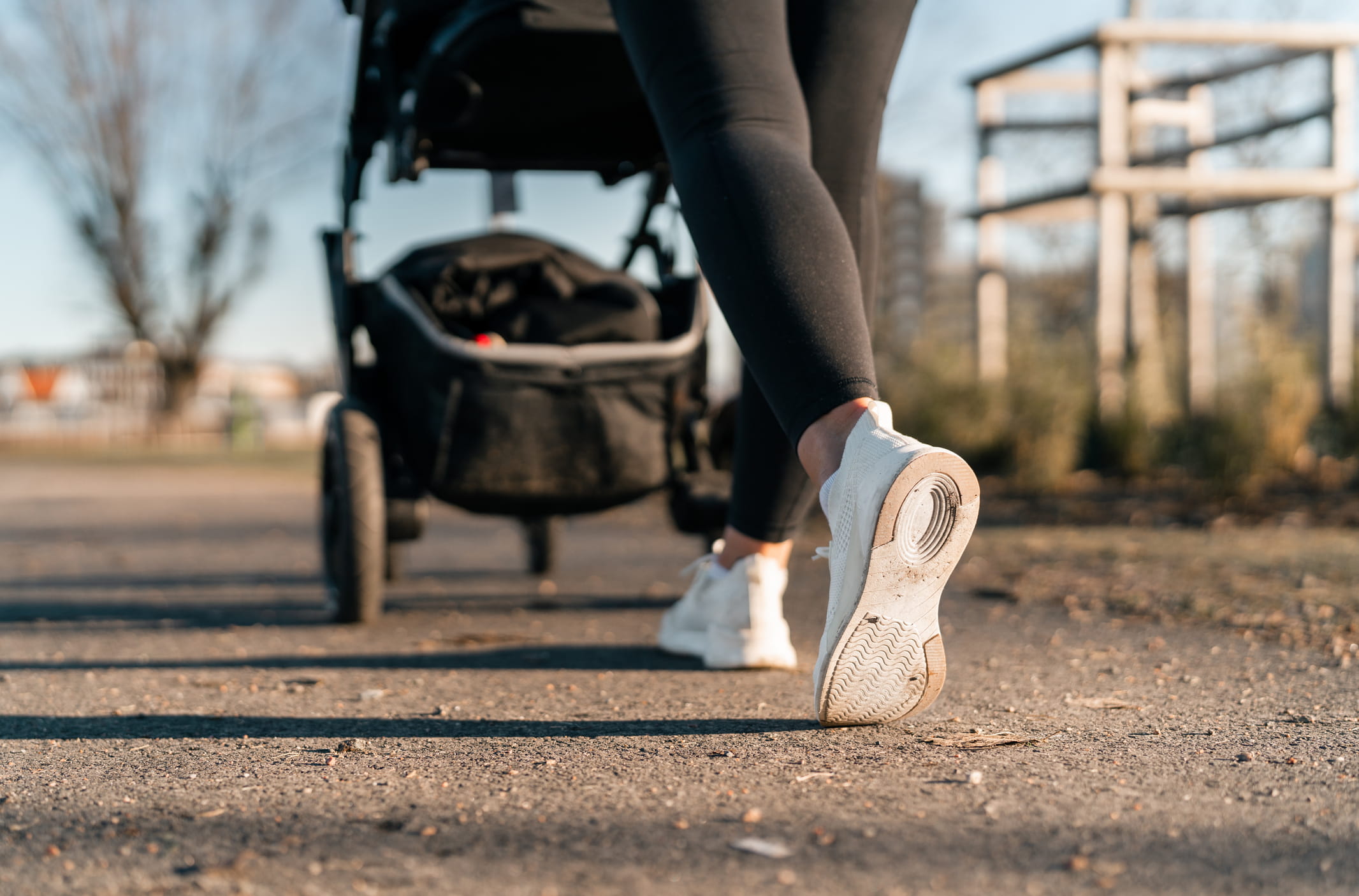 running with stroller