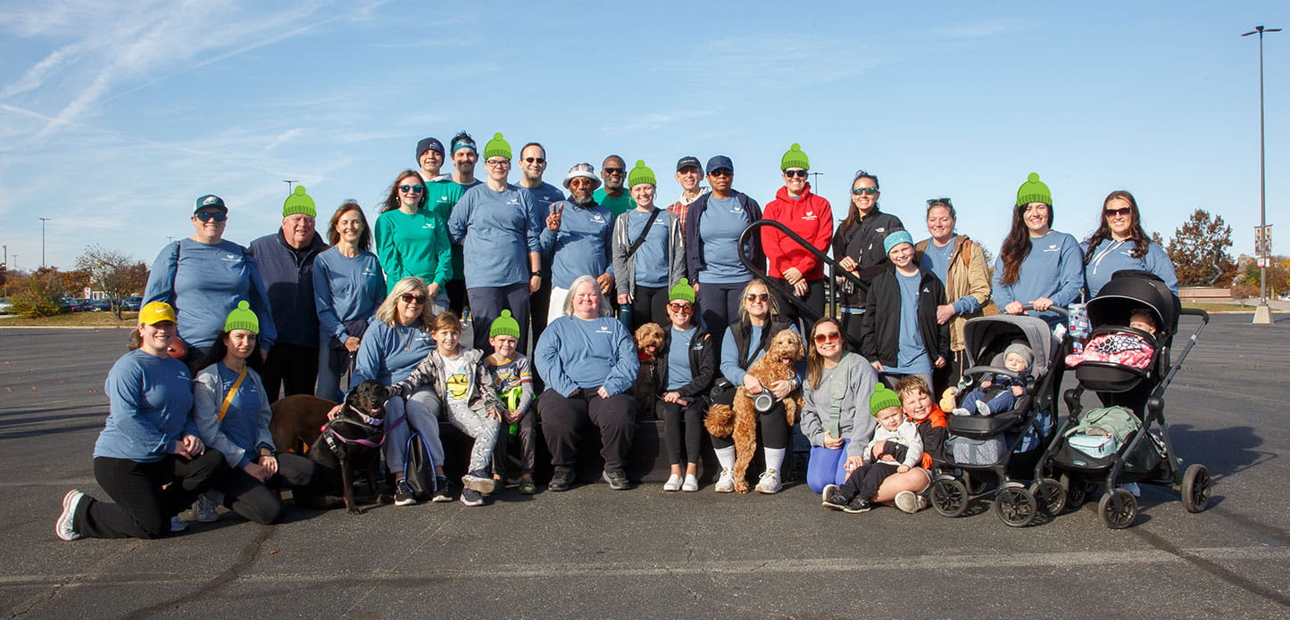 Main Line Health Heart Walk team