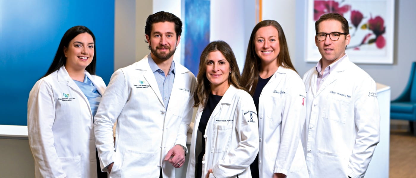 Main Line Health cancer clinicians.