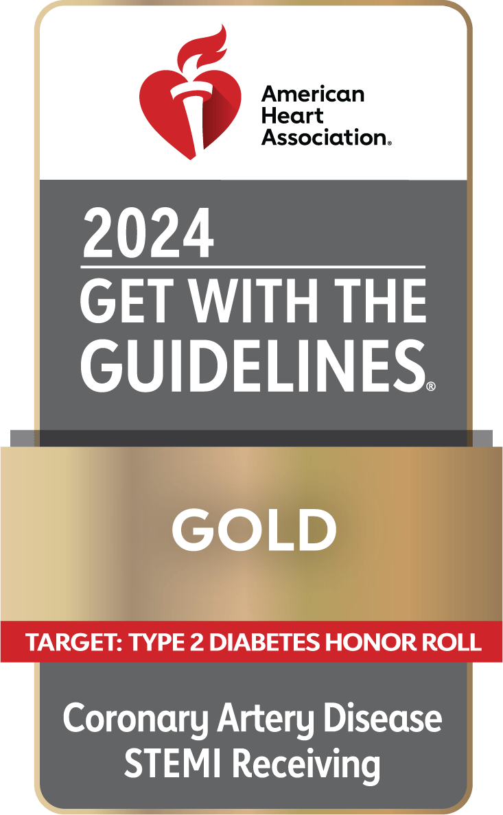 Get With The Guidelines®-Coronary Artery Disease STEMI Receiving Gold with Target: Type 2 Diabetes Honor Roll