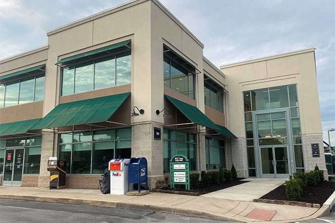 Mill town square building