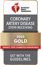 Coronary Artery Disease STEMI Receiving Center Gold