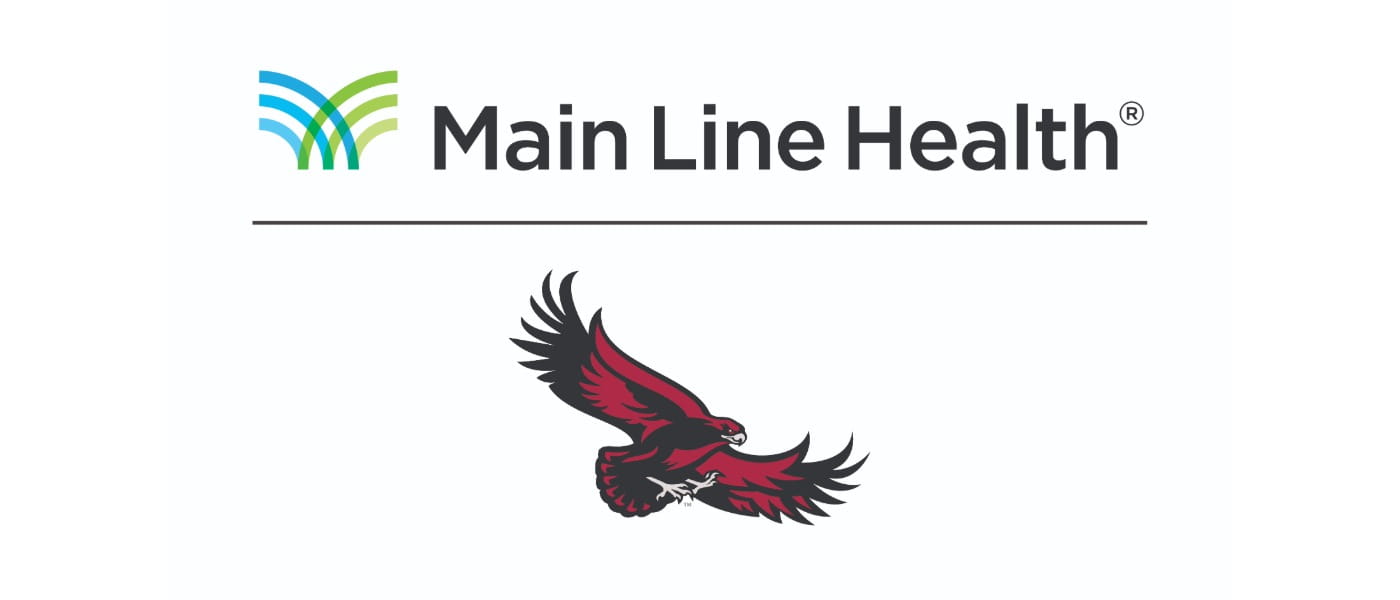 Main Line Health and Saint Joseph’s Athletics logos